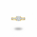 Classic Channel Solitaire Ring