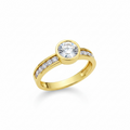 Rivière Solitaire Ring