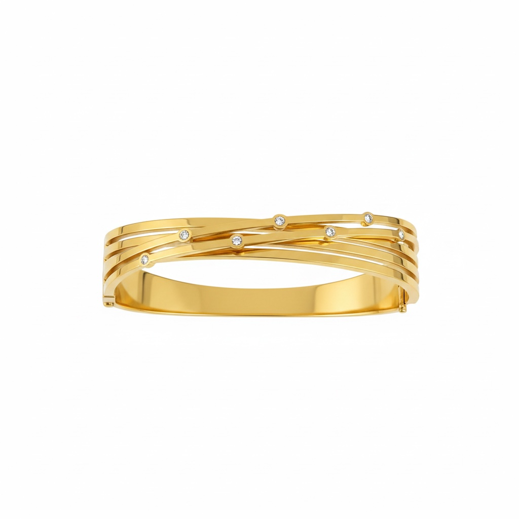 Entwine Crystal Bangle