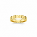 Roman Numeral Band Ring